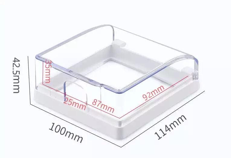 Socket Cover, Self-Adhesive Waterproof Socket Protection, Anti Dust Wall Mounted Cover Socket Cover, Self-Adhesive Waterproof Socket Protection, Anti Dust Wall Mounted Cover